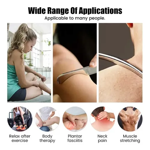 Scraper Gua Sha De Acero Inoxidable Iastm Tools Fisioterapia