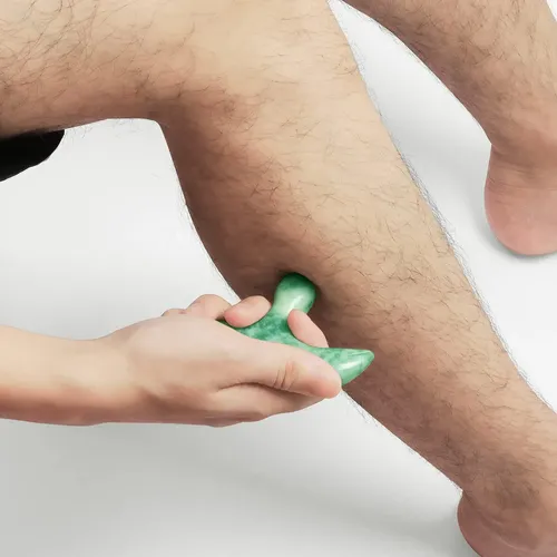 Masajeador Leosense De Jade 10×6×1,6cm  Herramienta Gu