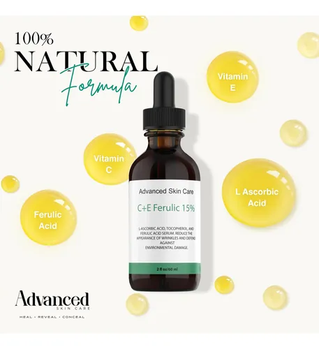 Sérum Facial Advanced Skin Care 15 Vitamina C, Vitamina E Y,