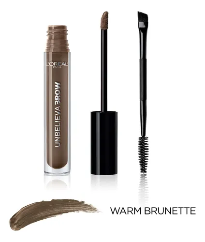 Gel Para Cejas L Oreal Paris Inbelieva-brow, Impermeable Y C Warm Brunette