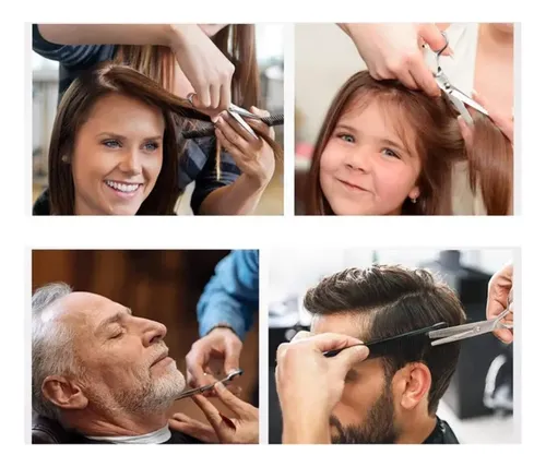 Kit Tijeras Barbería Profesionales Acero 2026