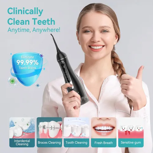 Limpiador De Agua Inalámbrico Omnismei C260 Para Dientes