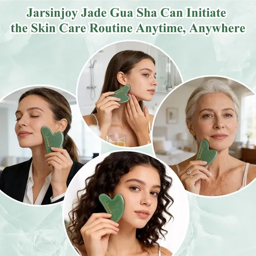 Piedra Gua Sha Verde Aventurina Premium Para Rostro