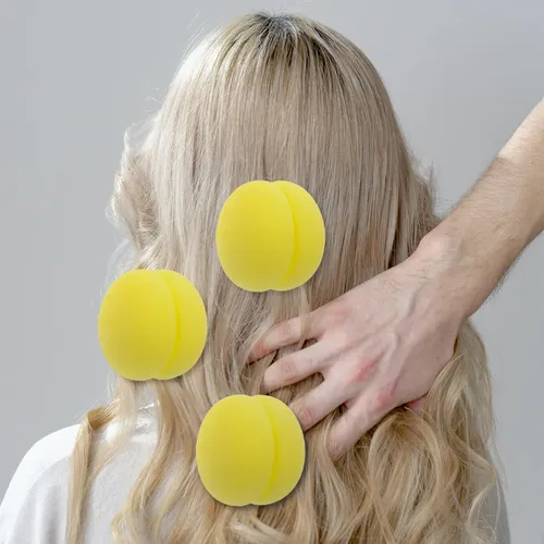 Esponja Enrollable Moderna, 12 Bolas Para Rizar El Pelo