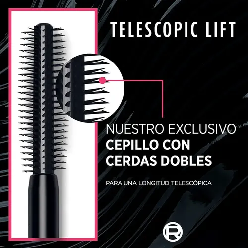 Loreal París Máscara De Pestañas Telescopic Lift Washable