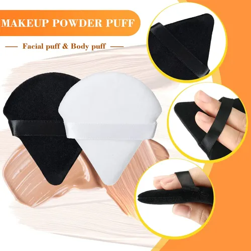 Polvo De Maquillaje Puff Nuenen Triangle Shape 100 Unidades
