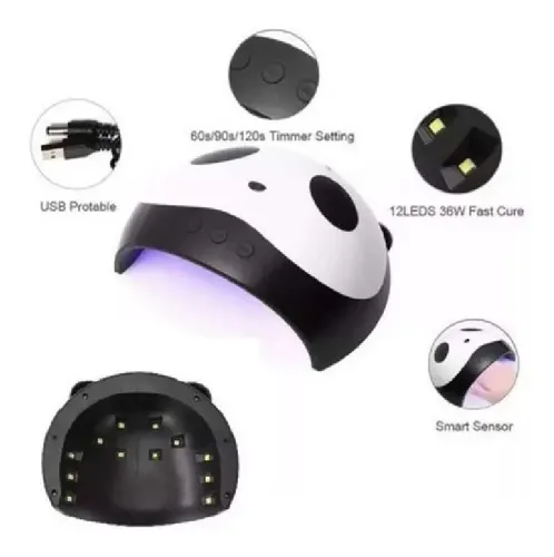 Cabina Uv Led Para Uñas Gel Semipermanente 36w Manos Y Pies