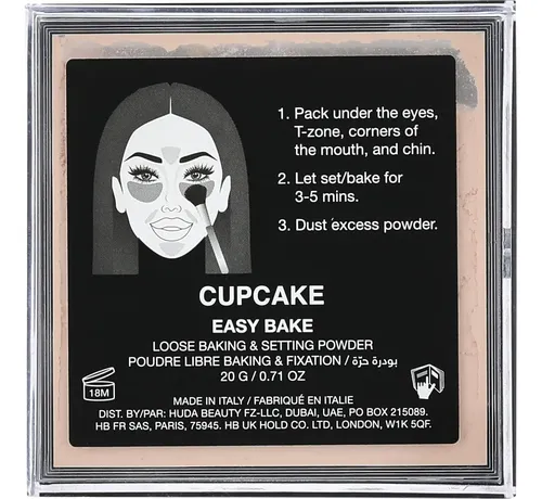 Polvo Suelto Huda Beauty Easy Bake 20.1g Color Cupcake