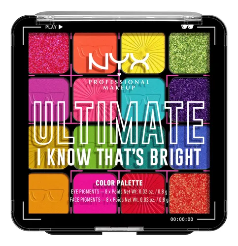 Nyx Ultimate Shadow Palette I Know That’s Bright
