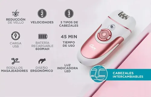 Depiladora Eléctrica 4 En 1 Gadnic Inalámbrica Recargable