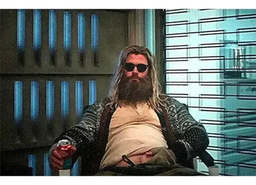 Ee Y Peluca De Thor For Cosplay Con Barba Rubia Ceniza Larga