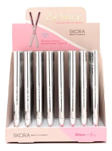 Delineador Labial Retractil Esfumador Skora Glow Vibes Tonos