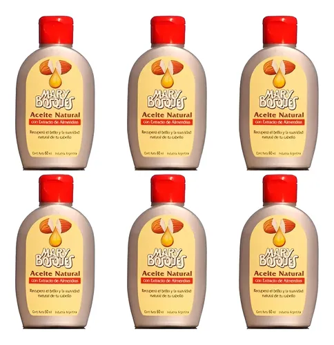 Aceite Con Extracto De Almendras Mary Bosques De 60 X6 Uni