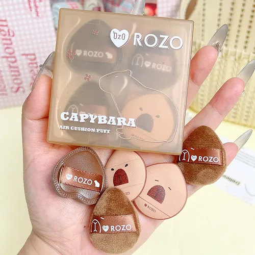 J Herramientas Maquillaje Seco Húmedo Capybara Mini Soft