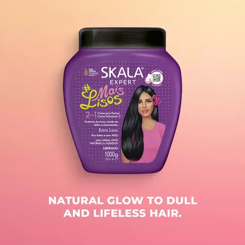 Mascara Crema Skala Cabello Mais Lisos 1000 Gr Vegana X 2 U