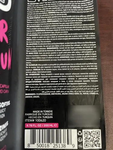Serum Capilar L3 Reparador Anti Frizz 200ml