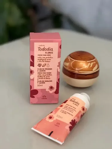 Crema De Manos Flor De Durazno Y Jasmin Tododia Natura 50ml