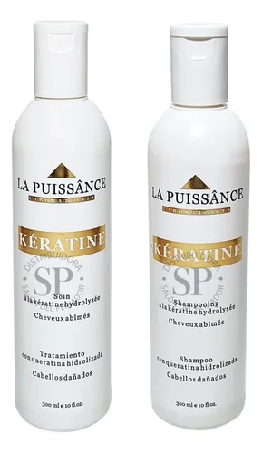 La Puissance Kit Keratina Shampoo + Acondicionador Antifrizz 300 ml