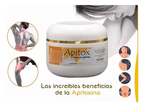 Apitox Crema Con Apitoxina Concentrada X 60cc