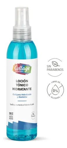 Loción Tonico Hidratante Collage 200ml Momento De Aplicación Día Tipo De Piel Normal