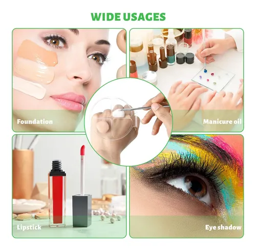 Paleta De Maquillaje Acrílica Con Espátula Y Bandeja