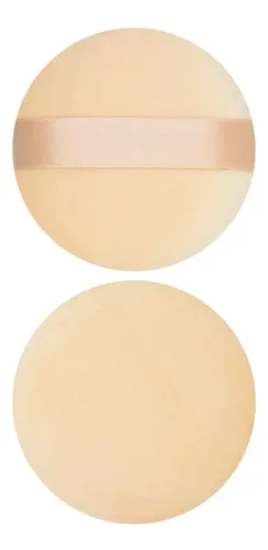Esponjas Iko Shop Cisne Beige X12 Para Polvo Facial 8cm Pack Maquillaje