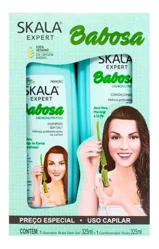 Kit de Shampoo y Acondicionador Babosa Aloe Vera