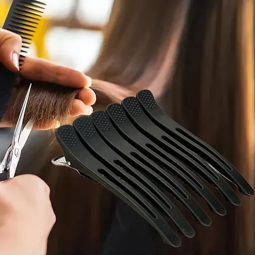 6 Clips De Pelo Alligator Para Secar Cabello