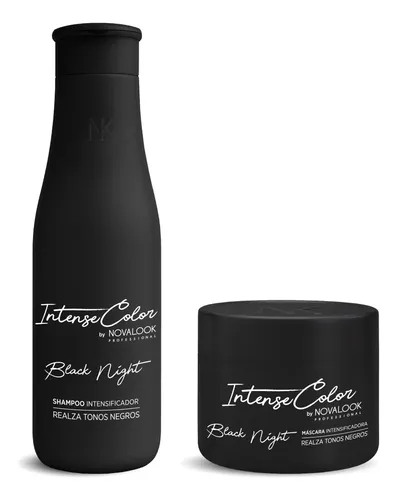 Shampoo Novalook Intense Black Night Intensificador 375ml