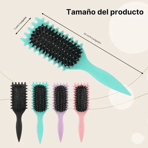4pcs Peine For Peinar El Cabello Rizado,peine For Peinar C
