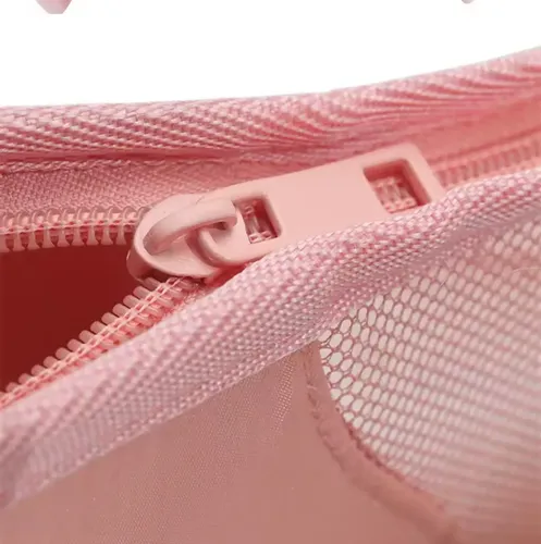 Porta Brochas De Maquillaje Organizador Viaje Cartuchera Ver Color Rosa