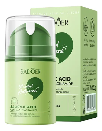 Crema Facial Antiacné Sadoer Ácido Salicílico 50g
