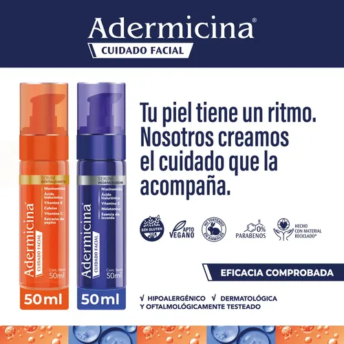 Adermicina Cuidado Facial Serum Noche X 50 Ml Noche