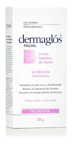Crema Facial Dermaglós Nutritiva Noche X 50g