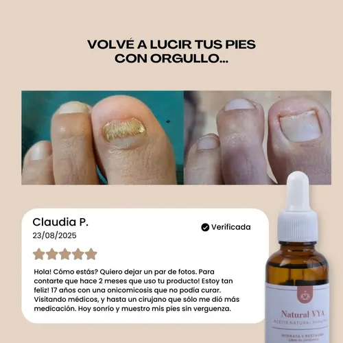 Crema Hidratante Corporal 250 + Aceite Para Hongos Uñas Neutra
