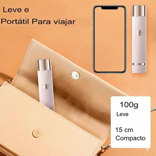 Depiladora Eléctrica Facial Recargable Con Recortadora Mujer