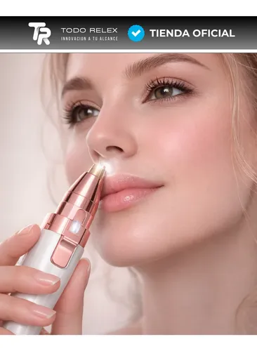 Depilador Facial Vello Corporal Luz Recargable 2 En 1 Mujer