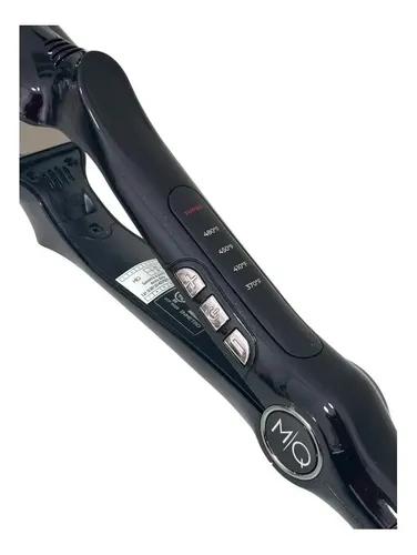 Planchita De Pelo Alisado Mq Professional Mq 480 Turbo Black