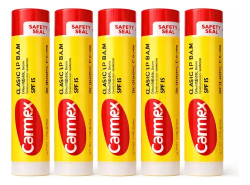 Carmex Classic Bálsamo Labial Spf 15 Hidratación X5 Tiktok