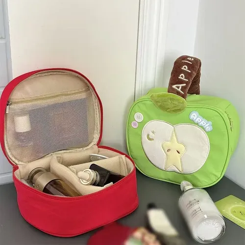 Cw Bolsa De Maquillaje De Felpa Para Viajes, Bolso De Bellez