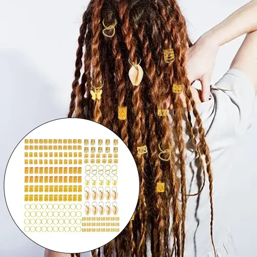 Anillos Para El Pelo En Espiral, Paquete De 202 Unidades