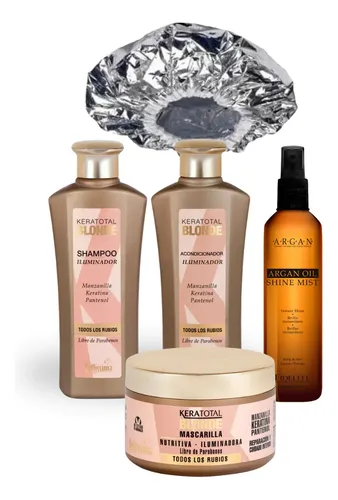 Kit Bellissima Blonde Rubios Nutricion Shampoo Acondi Gorro