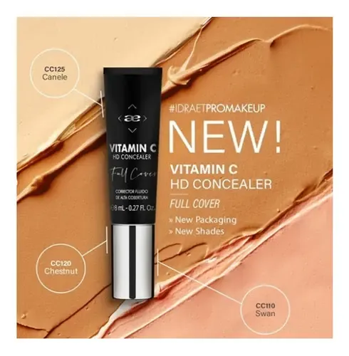 Vitamin C Concealer Idraet Corrector Ojeras Alta Cobertura