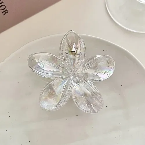 Pinza Para El Pelo Con Forma De Flor De Huevo