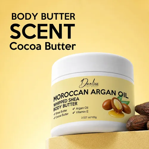 Manteca Corporal Danliss Con Aceite De Argán Y Karité Shea Butter