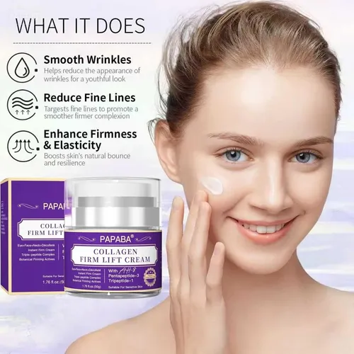 Crema Facial Firmeza Cuello Y Ojos Papaba Ah-8