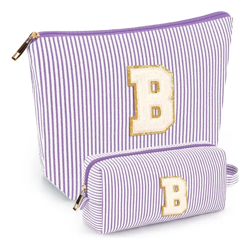 Set De Bolsas De Maquillaje Mibasies Purple B Para Mujeres Y