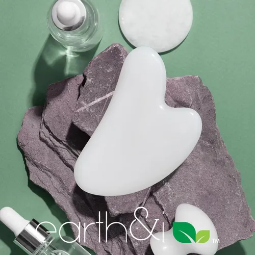 Piedra Gua Sha Facial De Jade Blanco Para Masaje