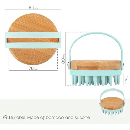 Nuevo Cepillo De Madera Para El Cuidado Del Cabello Húmedo Y