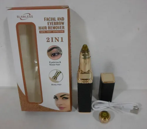 Depiladora Facial 2 En 1 Nariz Cejas Afeitadora Cara Mujer